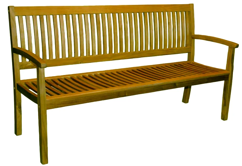 LIANOS Ξύλινος Καναπές 3 Θέσεων ,158 x 62 x 88(h)cm ,Acacia Wood