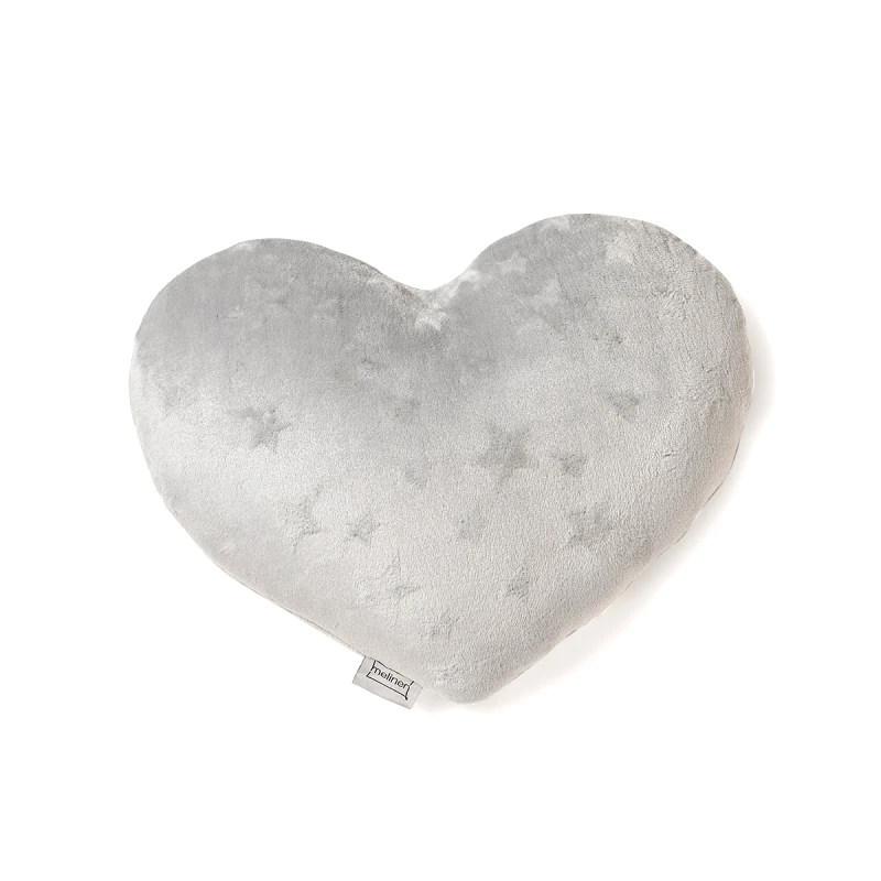 MELINEN Διακοσμητικό μαξιλάρι (45Χ45) STARITO HEART SILVER, MELINEN