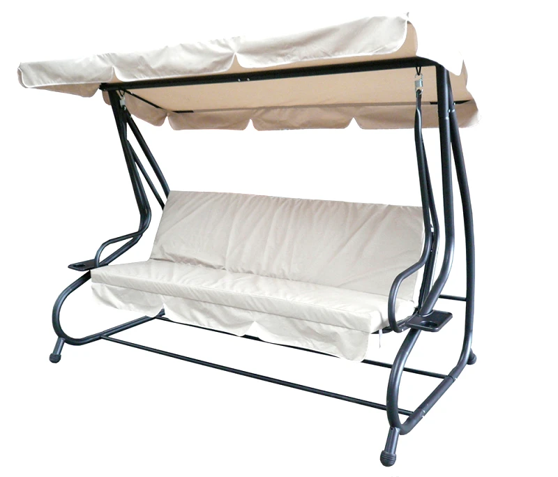 LIANOS Μεταλλική 3Θέσια Κούνια - Κρεβάτι 200(w) x 120(D) x 164(H)cm