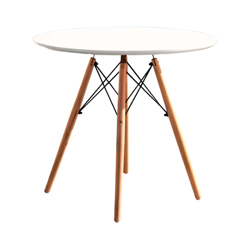 KATOIKEIN DECO ΡΑΝΤΥ OFF WHITE Φ70εκ. ΤΡΑΠΕΖΙ ΞYΛO/MDF