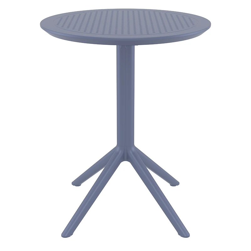 ZOUGRIS SKY DARK GREY Φ60X74εκ. ΤΡΑΠΕΖΙ ΠΤΥΣ/ΝΟ ΠΟΛ/ΝΙΟΥ