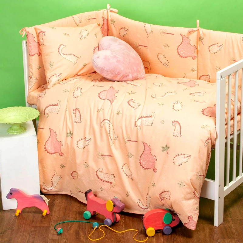 MELINEN Σεντόνι λίκνου μεμονωμένο (85Χ110) ZOO GIRL, MELINEN