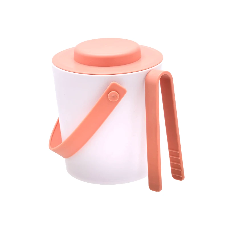 ESTIA Estia δοχειο παγου πλαστικο διπλου τοιχωματοσ με λαβιδα σαπιο μηλο 01-15268