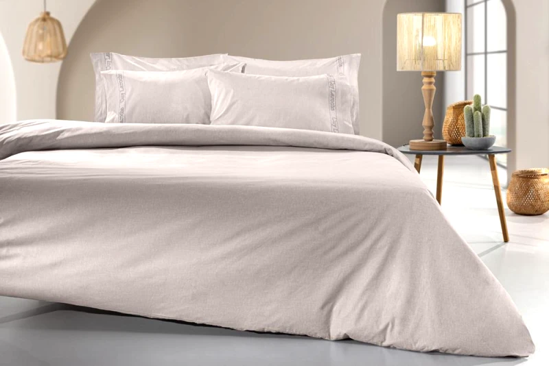 Guy Laroche Σεντόνι "Easy Iron" με λάστιχο Color Plus Perla 140x200