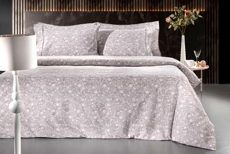 Guy Laroche Σετ Παπλωματοθήκη 3τμχ. Eloide Melanze Flannel 225x245