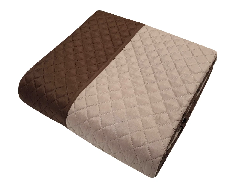 LE BLANC Κουβερλί Le Blanc Microfiber ULTRASONIC 90gr/m2 NEW ΜΕ ΡΕΛΙ ΚΑΦΕ - ΜΟΚΑ Σούπερ Υπερδιπλο 240Χ260