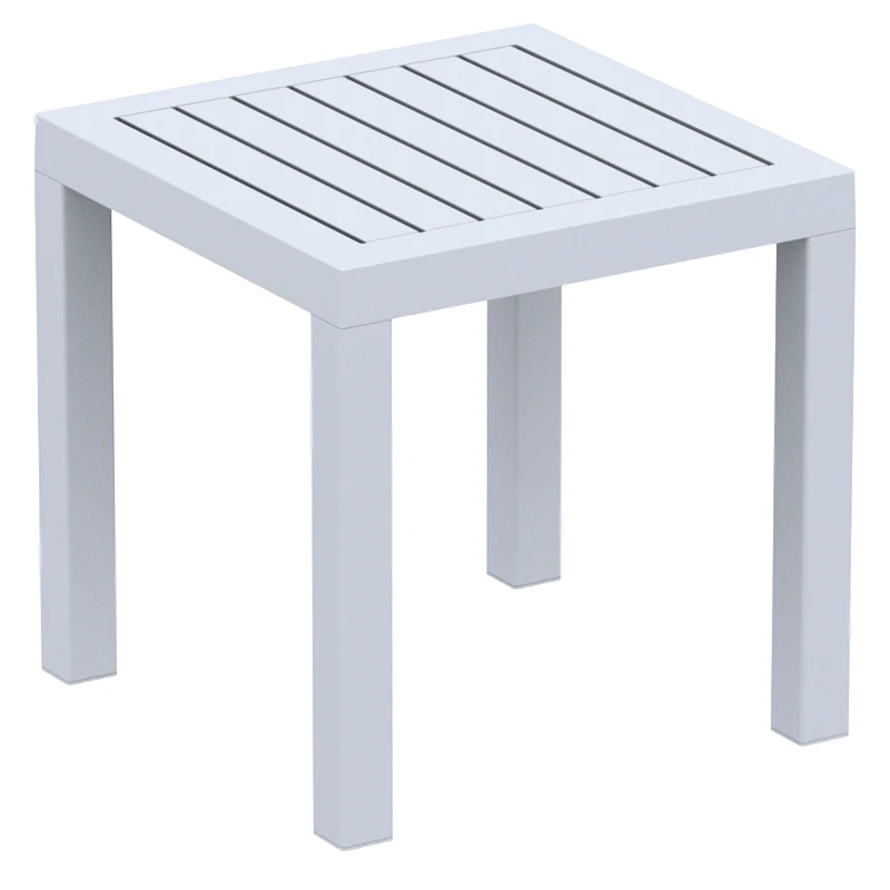 SIESTA Τραπέζι (45Χ45Χ45) OCEAN SILVER GREY, SIESTA