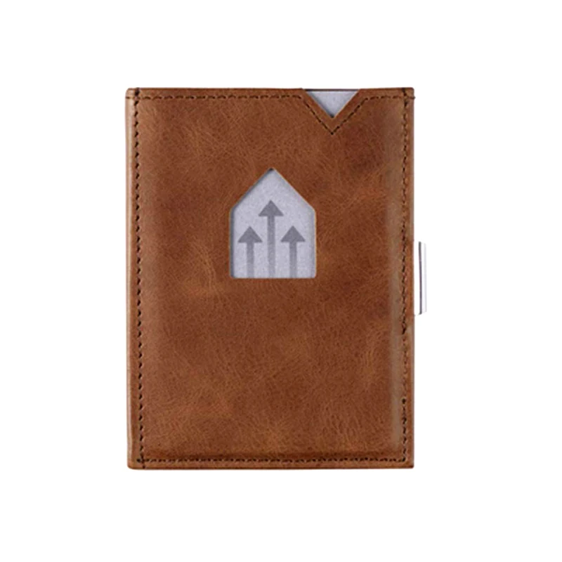EXENTRI Πορτοφόλι Exentri Hazelnut EXW020 90x70x10mm