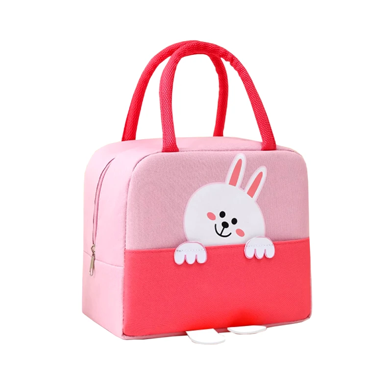 Amber Ισοθερμική Τσάντα Φαγητού 7Lt Amber Pink Bunny 3D AM3009