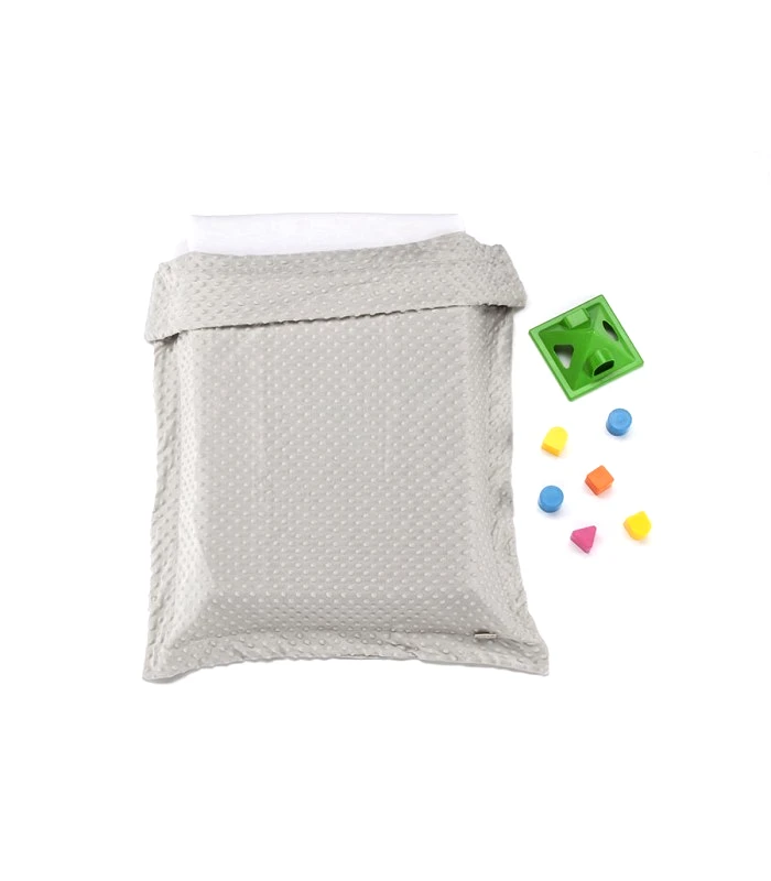 MORA SPAIN Κουβέρτα Mora COPITOS 80Χ110 ΓΚΡΙ 100% polyester