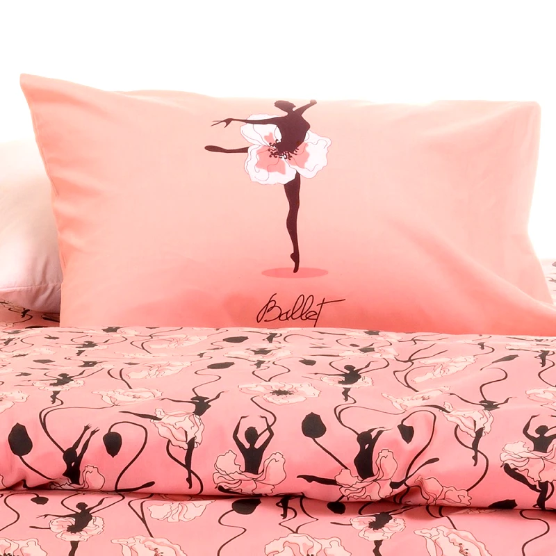 MELINEN Σετ μαξιλαροθηκεσ dance pink kids line 50χ70