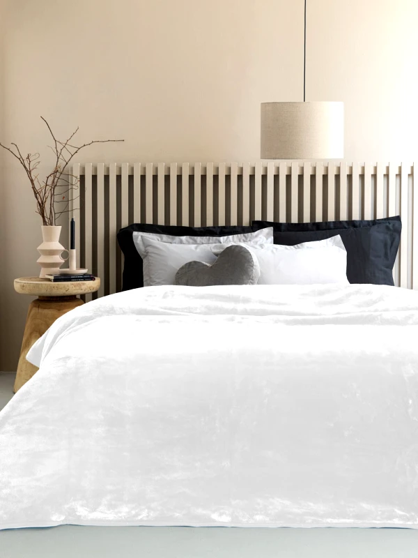 Palamaiki Κουβέρτα Fleece 160x220 FANI OFFWHITE