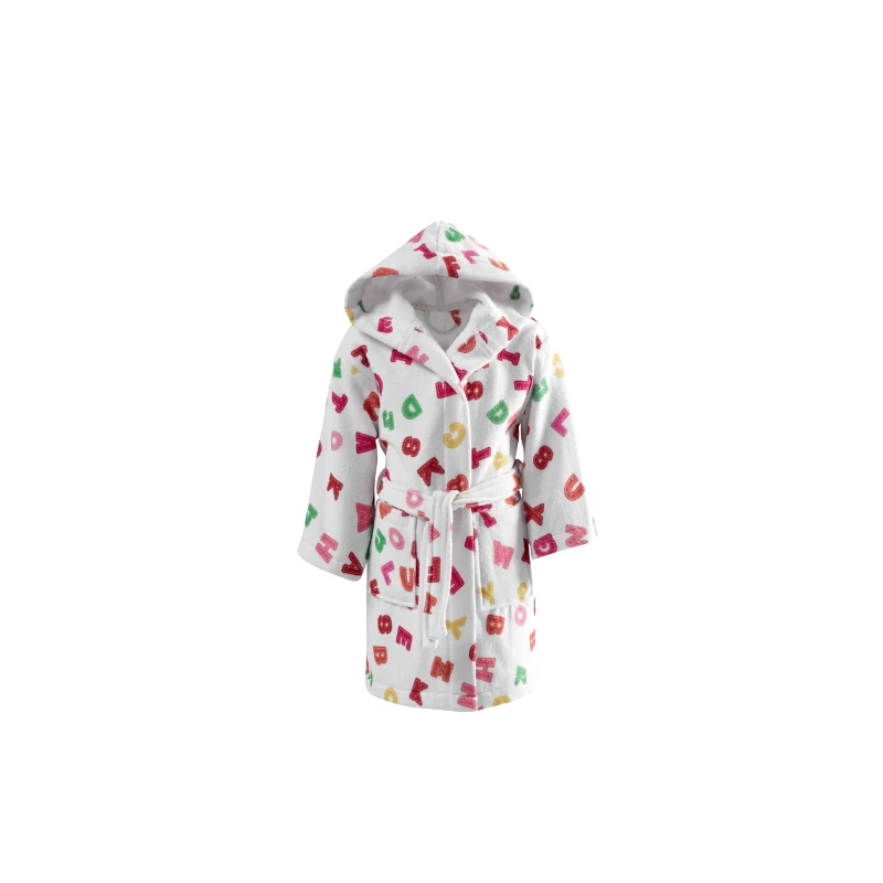 MAKIS TSELIOS Bet pink μπουρνουζι digital print 360gr 6-8