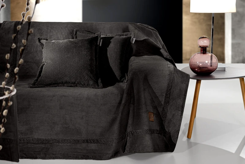 Guy Laroche Ριχτάρι Καναπέ Rubicon Bitter (Πολυθρόνας) 170x150