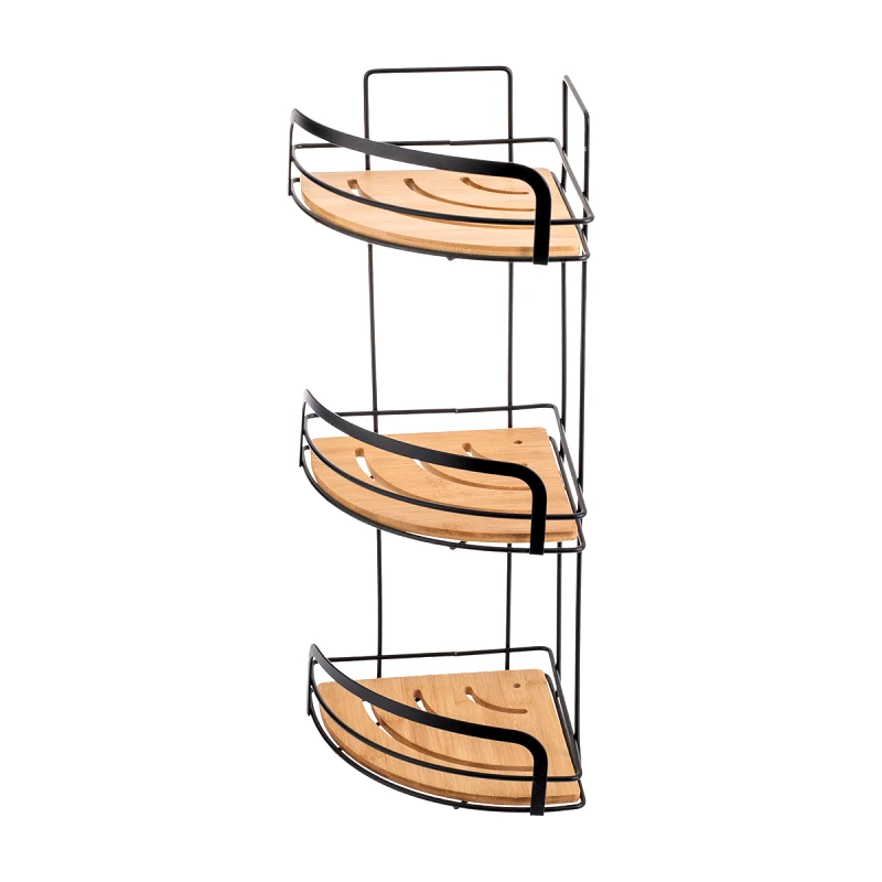 ESTIA ESTIA ΕΤΑΖΕΡΑ BAMBOO ESSENTIALS ΜΕΤΑΛΛΙΚΗ ΓΩΝΙΑΚΗ 3 ΘΕΣΕΩΝ 49x19.5x19.5cm 02-12786