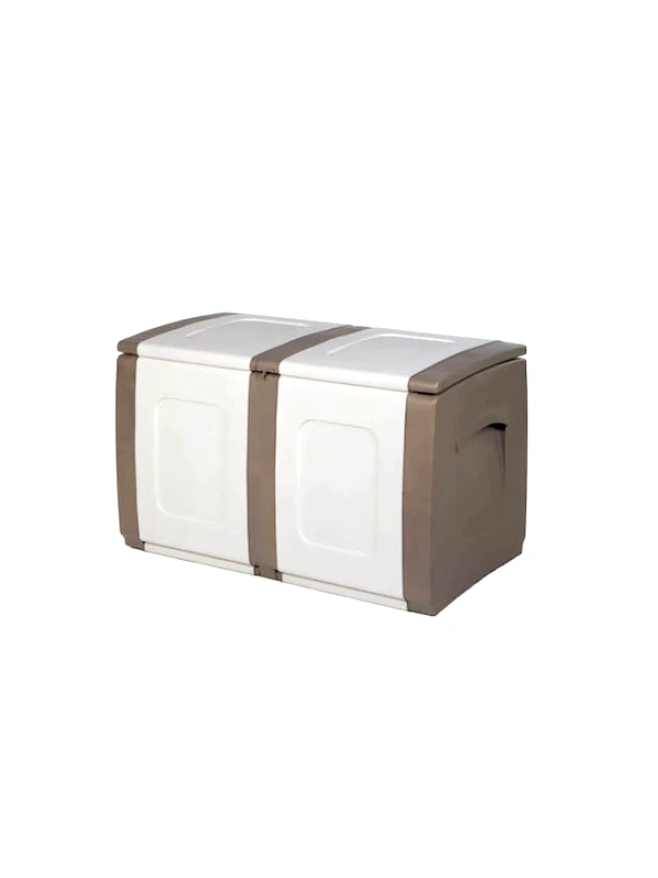 HOMEPLAST Μπαούλο Πλαστικό Μ94xΠ54xΥ57εκ. Regular Μπεζ-Ζαχαρί, HOMEPLAST