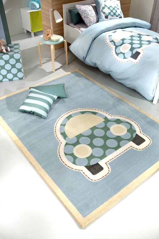 Saint Clair Παιδικό χαλί BEATLE SAINT CLAIR (Γαλάζιο, 115Χ175)