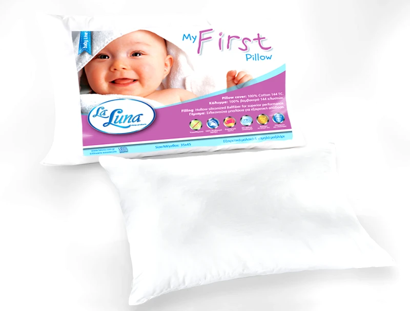 LA LUNA Μαξιλάρι ύπνου bebe MY FIRST PILLOW μαλακό (35Χ45), LA LUNA