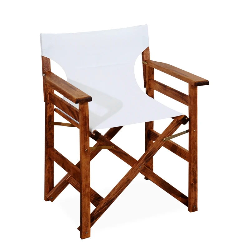 KATOIKEIN DECO Ξύλινη Πτυσσόμενη Πολυθρόνα Σκηνοθέτη ,Οξυά