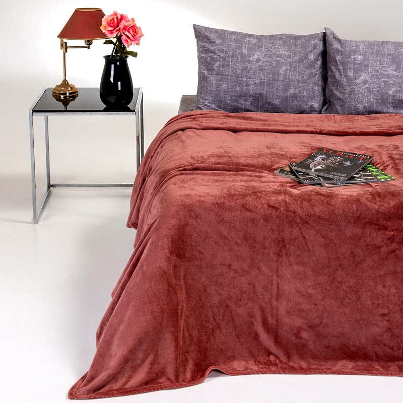 MELINEN Κουβερτα flannel υπερδιπλη tokyo apple (220χ240)