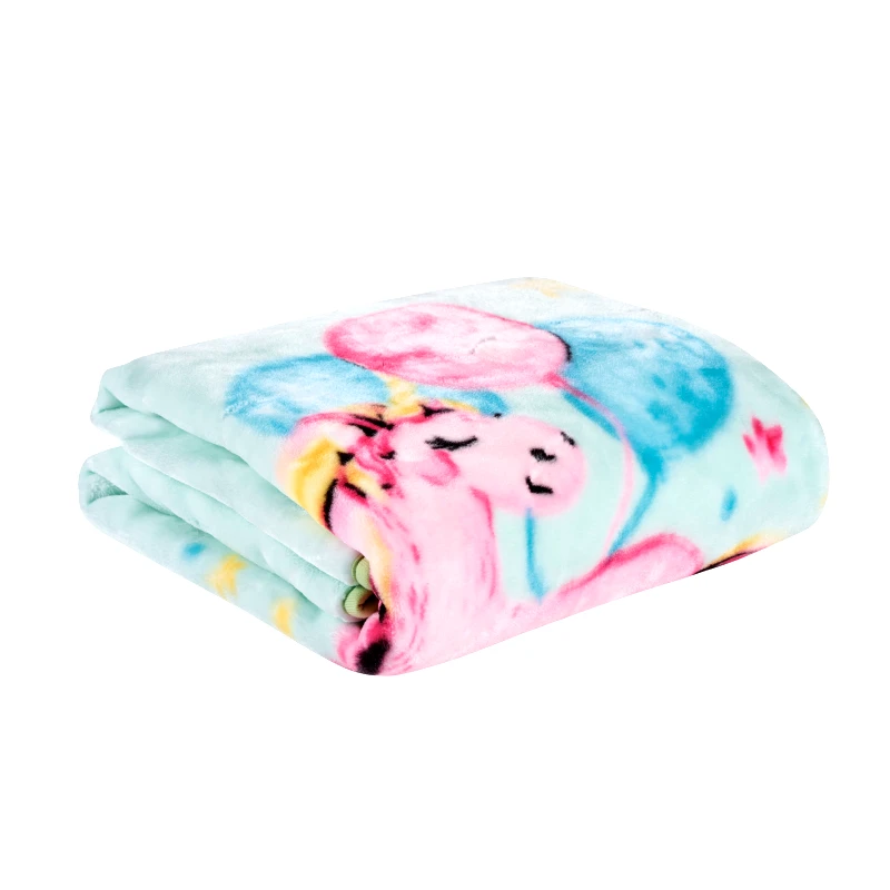 DAS Baby Das baby κουβερτα velour 110x140 relax 4919 mint, pink