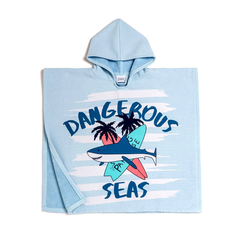 MELINEN Παιδικο ποντσο θαλασσησ (60χ60) dangerous light blue, melinen