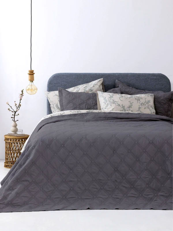 Palamaiki Σετ Κουβερλί μονό 160x240 IFIGENEIA GREY