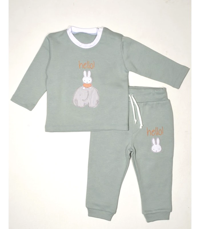 MIFFY Miffy Des.63 Σετ Φόρμας 2τ Μέντα 6 Mηνών/68cm