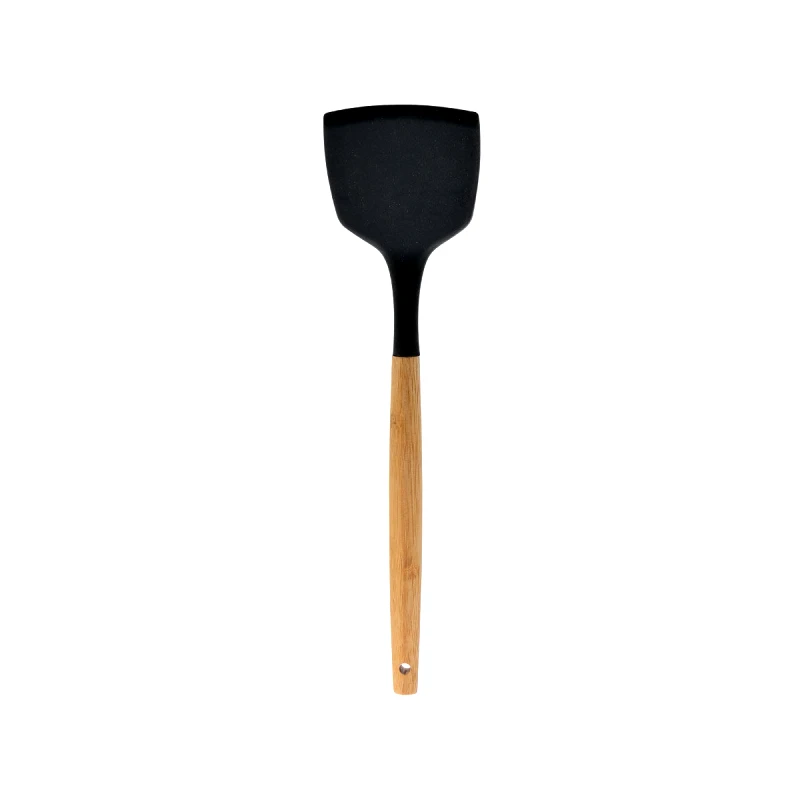 ESTIA Estia σπατουλα bamboo essentials σιλικονησ μαυρη 01-14629