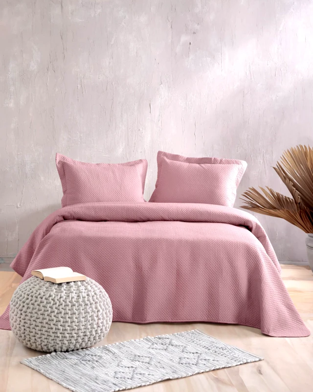 Rythmos Home Σετ κουβερλί king size (240X250) ALLURE 01 ΣΑΠΙΟ ΜΗΛΟ, RYTHMOS HOME