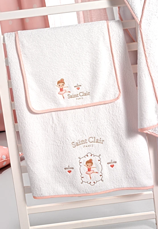 Saint Clair Σετ βρεφικές πετσέτες 2 τεμ. BALLERINA, SAINT CLAIR