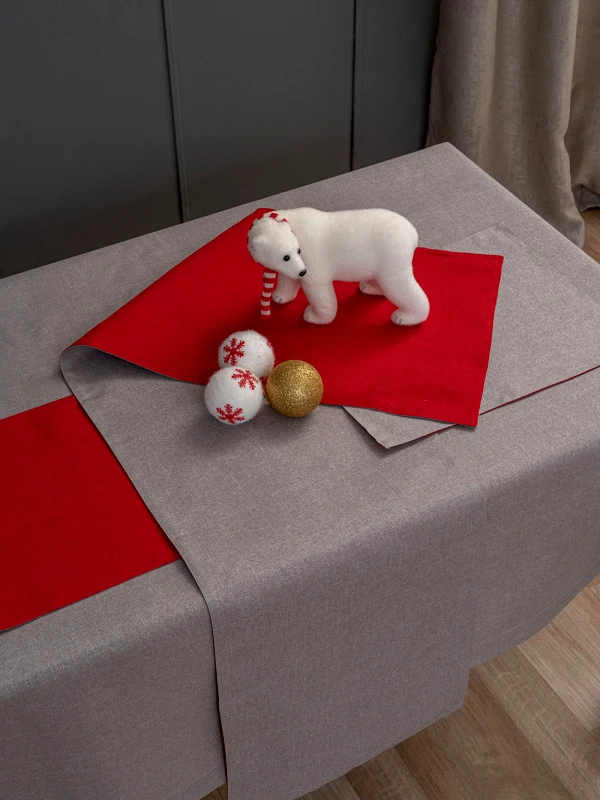 Palamaiki Σετ Σουπλα Christmas Collection 35x45 CD01 GREY