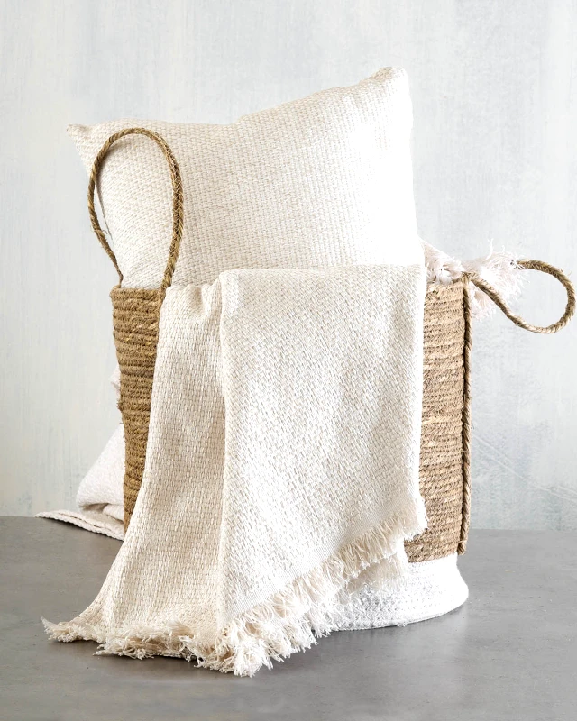 Rythmos Home Ριχτάρι τριθέσιου (180X280) ROWEN ECRU, RYTHMOS HOME