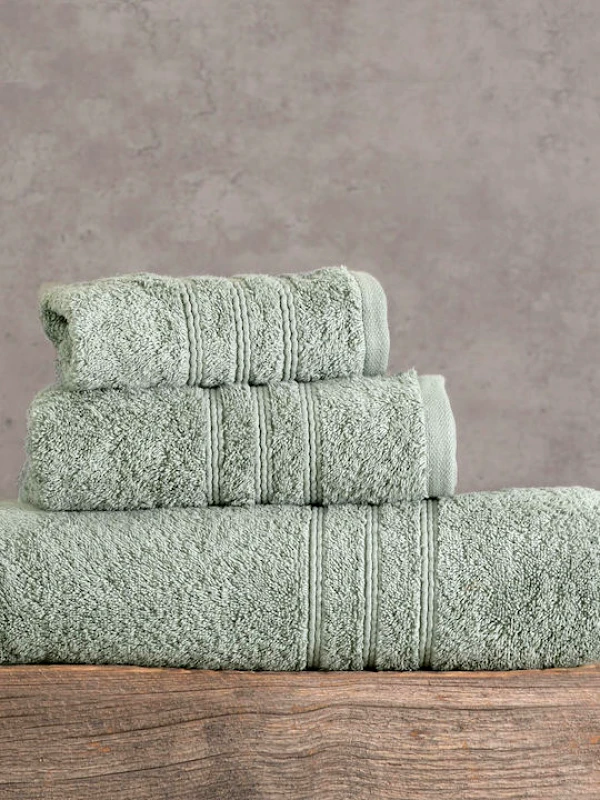 Rythmos Home Σετ πετσέτες 5 τεμ. ARIA GREEN-GREY, RYTHMOS HOME