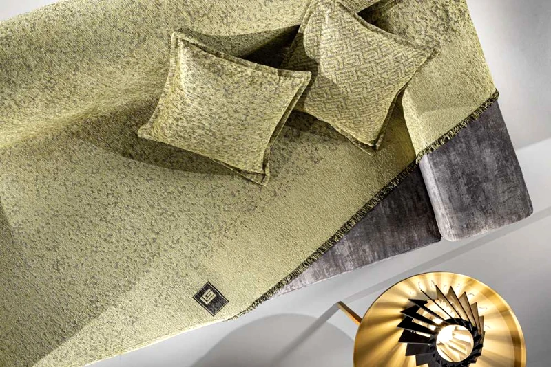 Guy Laroche Ριχτάρι Matis Olive 4θέσιος 180Χ350