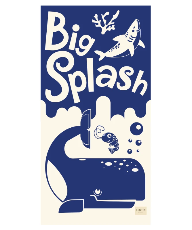 KENTIA Dolphin πετσετα θαλaσσησ βελουτε (70x140), kentia