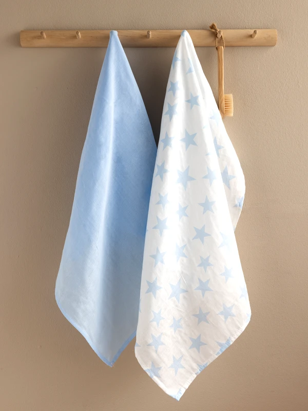 Palamaiki Σετ μουσελίνες - πάνες αγκαλιάς NB0143 BOY 75x75