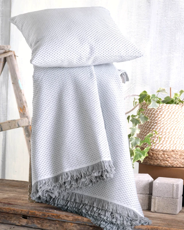 Rythmos Home Ριχτάρι διθέσιου (180X240) MATIS ΓΚΡΙ, RYTHMOS HOME