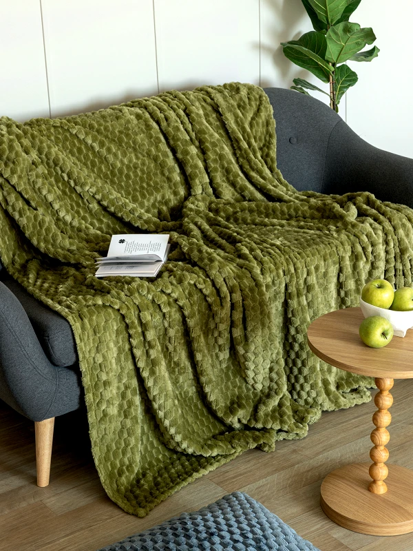 Palamaiki Κουβέρτα Fleece 160x220 ASTER GREEN