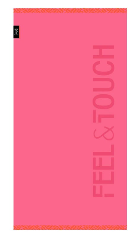 Feel and Touch Πετσέτα Θαλάσσης Sunny Fuchsia 90x180