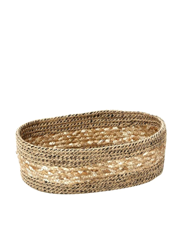 ESPIEL Καλάθι Ψωμιού Ψάθινο σε Μπεζ Χρώμα 25x13x9cm KAG214, ESPIEL