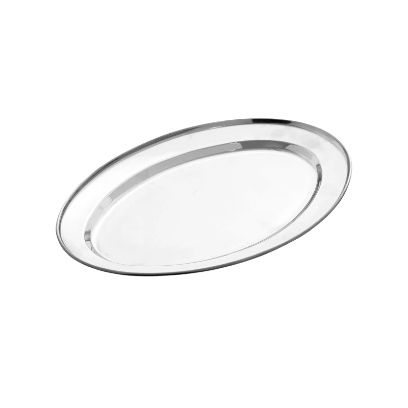 ESTIA ESTIA ΠΙΑΤΕΛΑ ΣΕΡΒΙΡΙΣΜΑΤΟΣ ΑΝΟΞΕΙΔΩΤΗ ΟΒΑΛ 25x18x1cm 01-19549