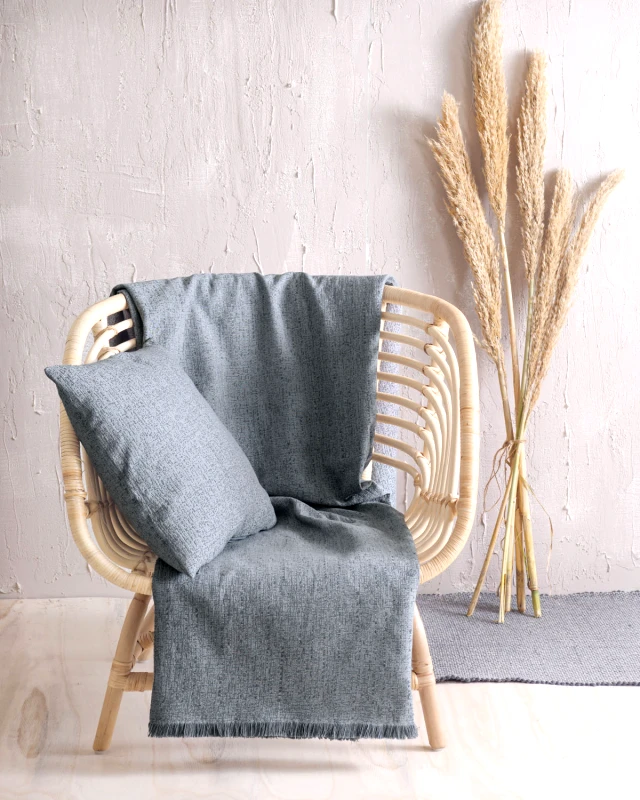 Rythmos Home Ριχτάρι τριθέσιου (180Χ280) DANTE ΓΚΡΙ, RYTHMOS HOME