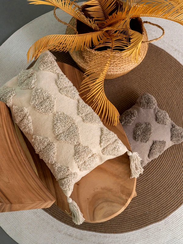 Palamaiki Διακοσμητική Μαξιλαροθήκη Home Décor 30x50 CONNOR MOKA