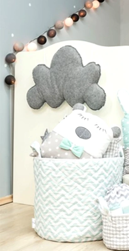 BABY STAR Διακοσμητικό μαξιλάρι SUGAR FAMILY GREY Δ023, BABY STAR