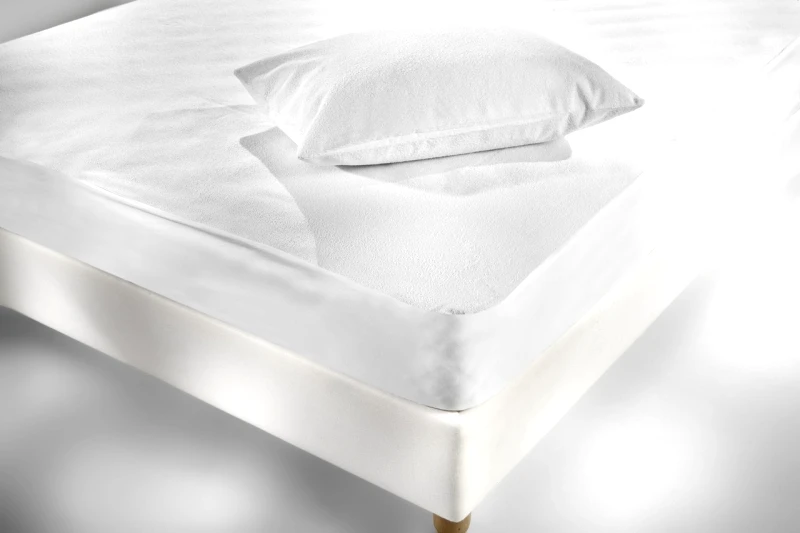 LA LUNA Επίστρωμα αδιάβροχο πετσετέ king size (180X200+30) ACQUA, LA LUNA