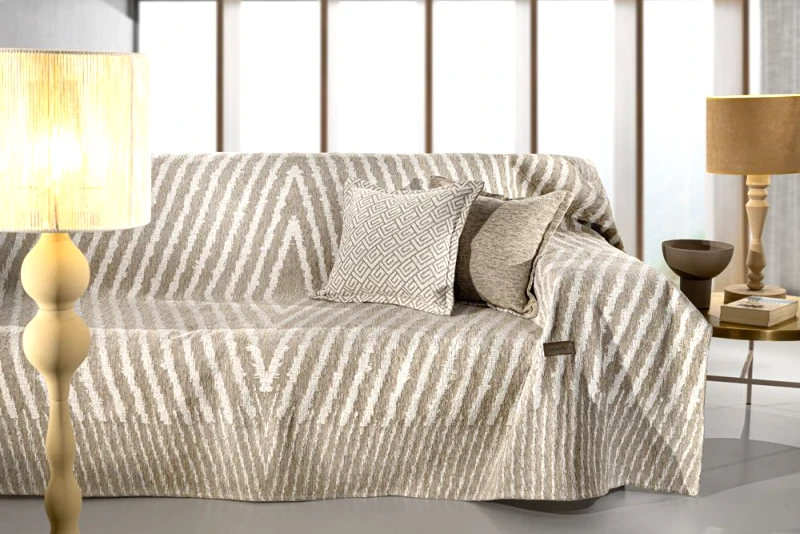 Guy Laroche Ριχτάρι Norton Natural πολυθρόνας με δύο όψεις τελειώματος 180Χ150