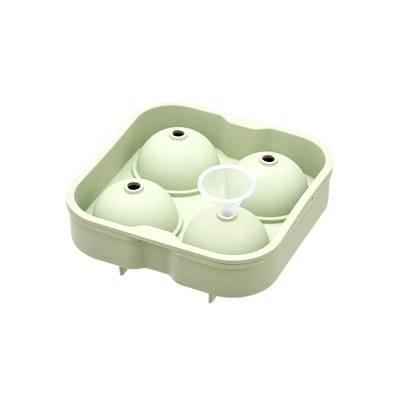 ESTIA Estia παγοθηκη σιλικονησ 4 θεσεων σφαιρικο σχημα mint green 01-15022