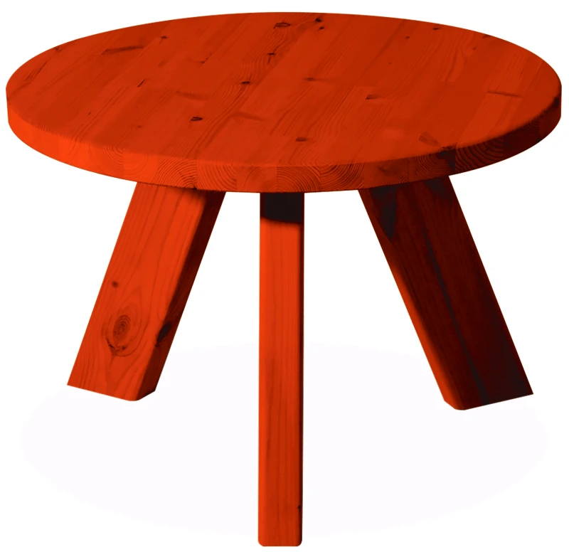 KATOIKEIN DECO Ξύλινο Τετράγωνο Τραπέζι Με Ξύλο Πέυκου 60 x 60 x 73(h)cm