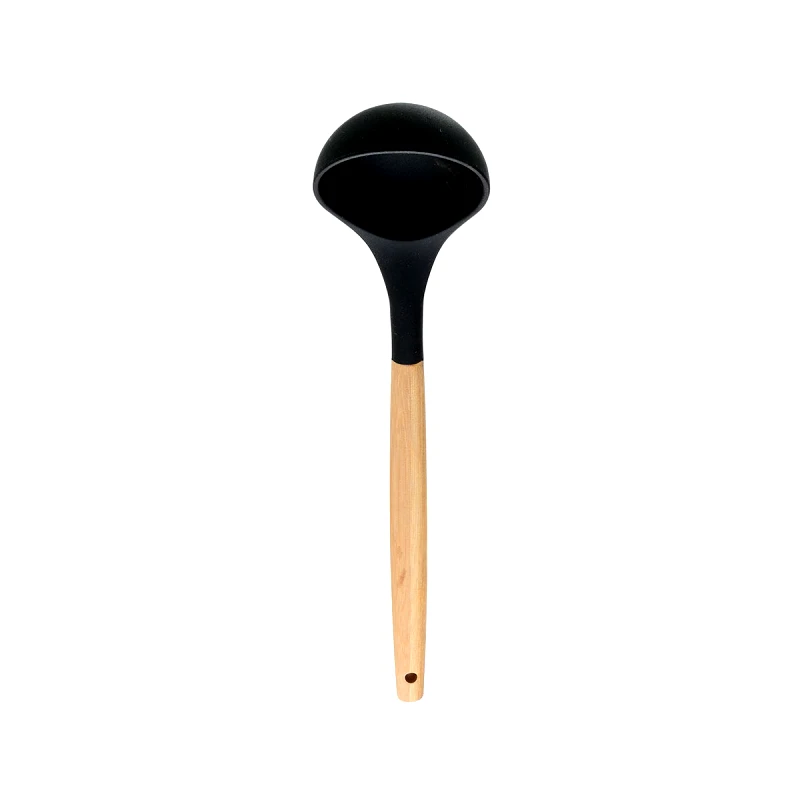 ESTIA Estia κουταλα βαθια bamboo essentials σιλικονησ μαυρη 01-14612